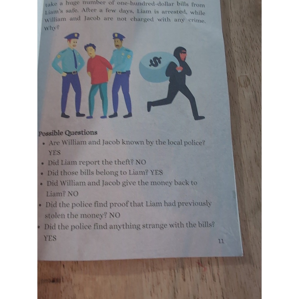 Mystery Puzzles & Logic Riddles 100+‎ Pageds In Color Fun For The Whole Family - Picture 4 of 6